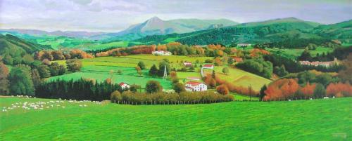 2015-2-UDAZKENA.-Kontratxapatua-122x50.-Akriliko-olioa