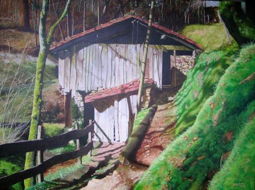 2016-3-LARRAONDOKO-ZERRATEGIA-oihala-130x97-Akriliko-olioa